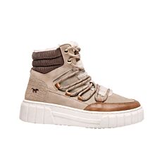 Bootie MUSTANG allure sneaker pour dames beige