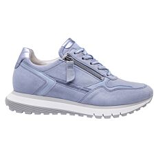 GABOR Sneaker für Damen aus Veloursleder puder