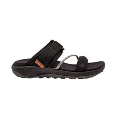 MERRELL Terran 4 Slide aus Glattleder mit Textil schwarz