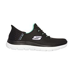 Chaussure SKECHERS SLIP INS pour dames noir-blanc