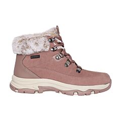 SKECHERS Schnürstiefel für Damen aus Veloursmaterial