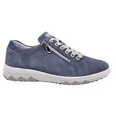 Chaussure WALDLÄUFER à lacer pour dames bleu jean