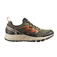 Chaussure de trail running Salomon Wander Low GTX pour hommes olive