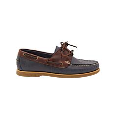 Mocassin LUMBERJACK en cuir lisse pour hommes marine