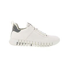 Sneaker ECCO Gruuv en nubuck pour hommes blanc