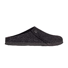 Pantoufle Birkenstock Zermatt en feutre de laine pour dames et hommes noir