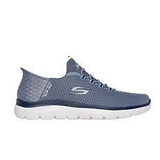 SKECHERS Slip Ins Schlupfschuh für Herren hellblau