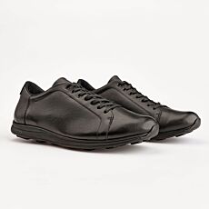 Sneaker GNL en cuir nappa noir