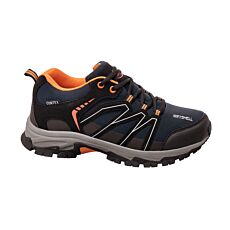 Chaussure de course et de randonnée avec membrane Tex pour dames et hommes marine-orange