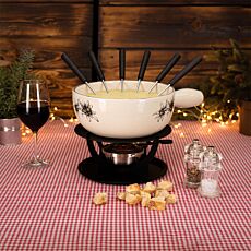 Nouvel Käsefondue-Set Edelweiss-Duo, 9-teilig