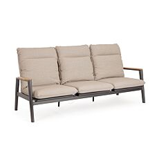 Sofa Miguel 3-Sitzer mit verstellbarer Rückenlehne