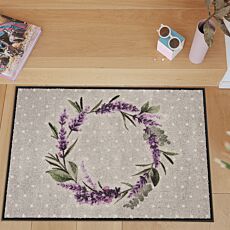 Türmatte Lavender Wreath mit Lavendel-Motiv