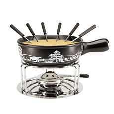 Service à fondue Nouvel Pâturage, 9 éléments