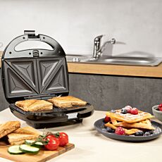 Gourmetmaxx Sandwichgrill 3in1, 800 W