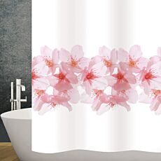 Rideau de douche textile diaqua Sakura