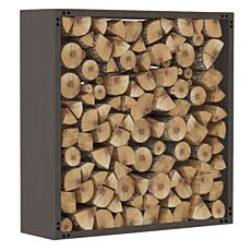 2 parois latérales pour étagère à bois de cheminée Modular, anthracite – 75x35 cm