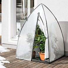 Housse de protection salon de jardin grise, toile épaisse | Oviala