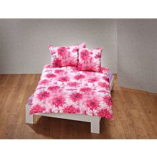 Linge de lit avec motif floral artistique