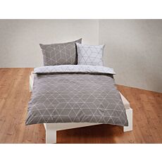 Linge de lit avec motif moderne en nid d'abeille