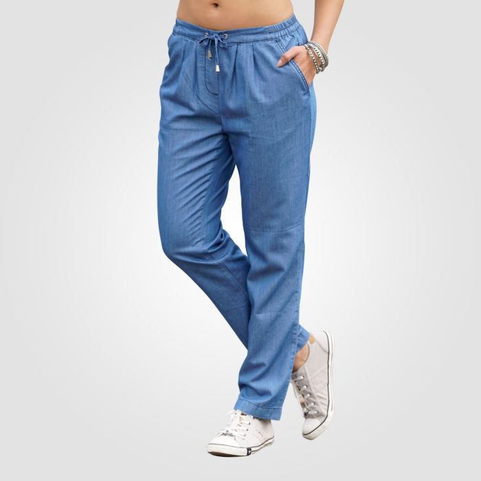 Leichte Damen Sommerhose Aus Tencel Gunstig Bestellen Lehner Versand