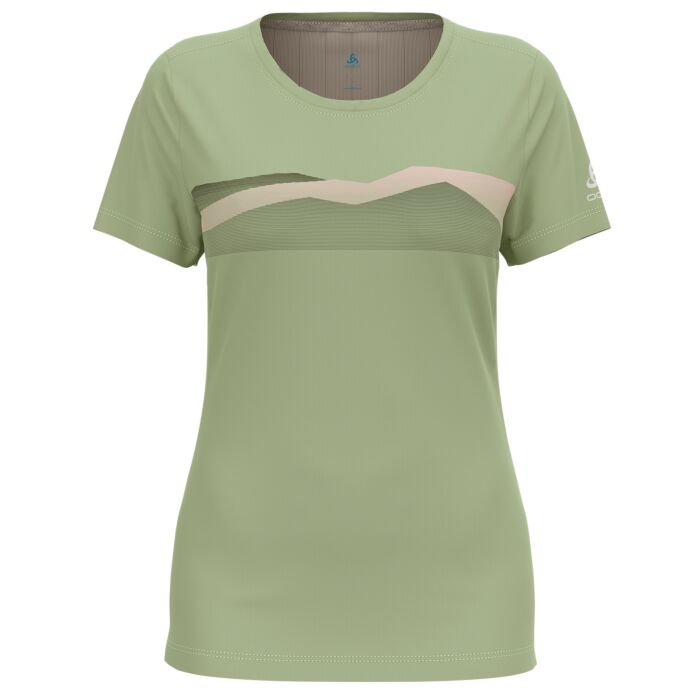 Odlo F–Dry Ridgeline Print T-Shirt mit tailliertem Schnitt