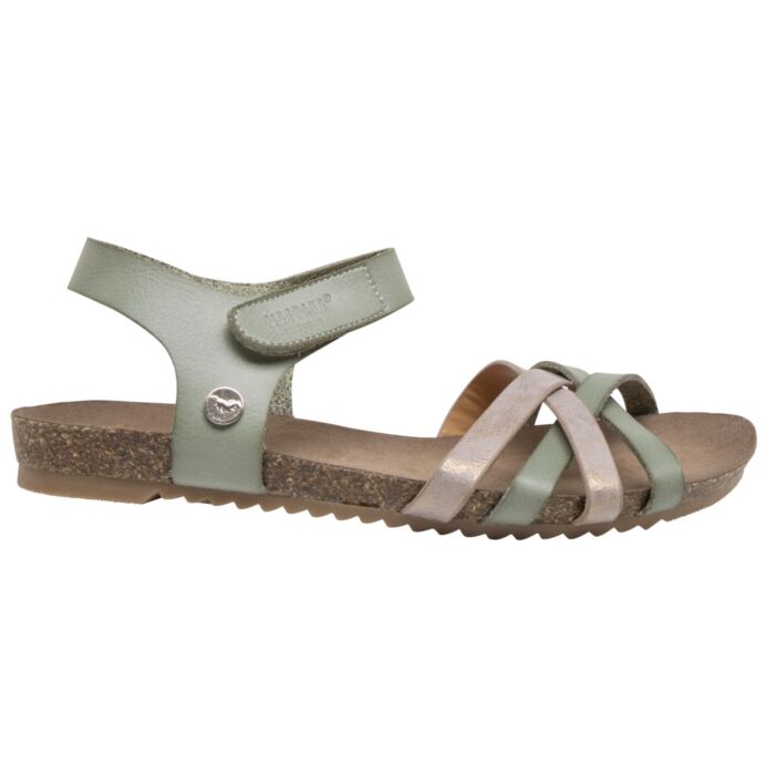 Mustang Sandalette aus weichem Softmaterial für Damen mint