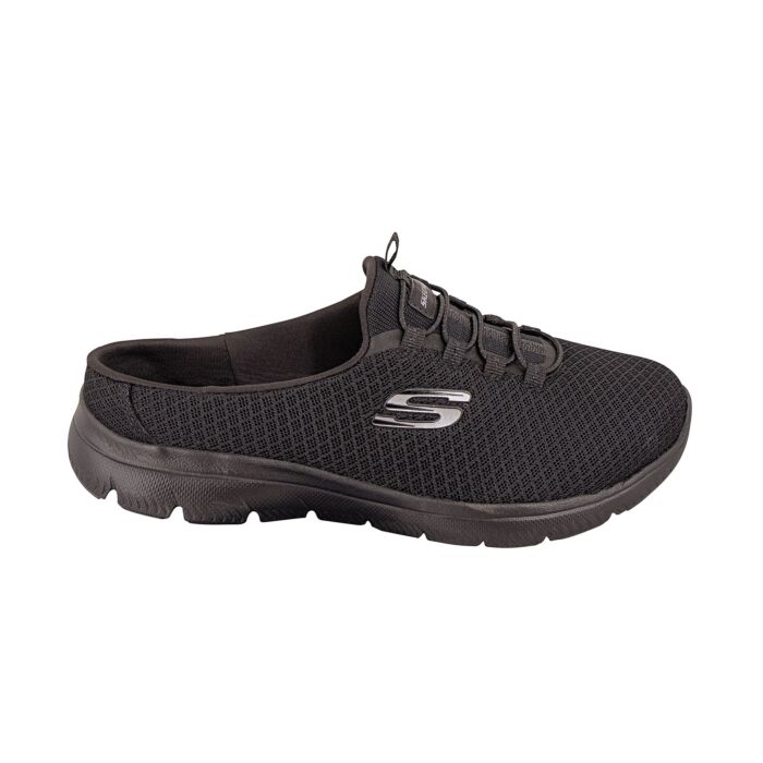 Mule Skechers bien-être pour dames noir