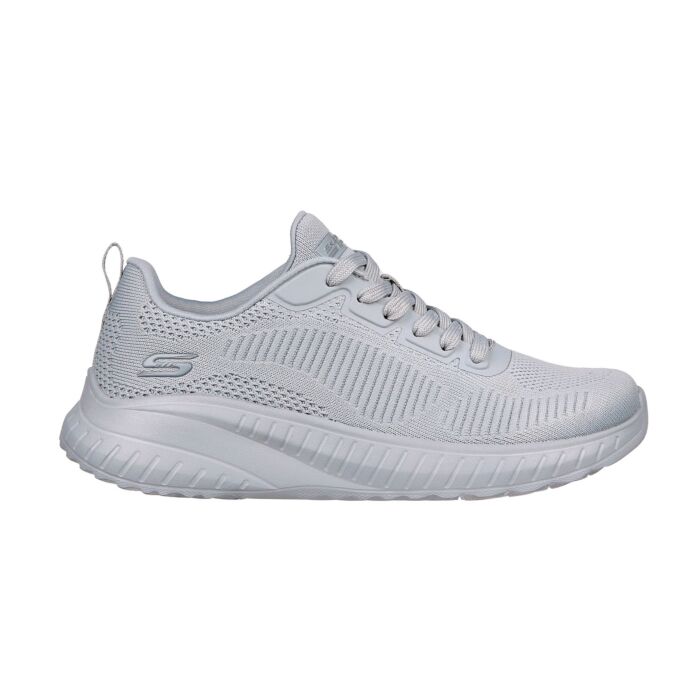 Skechers Schnürschuh Bobs Sport Squad Chaos Damen hellgrau