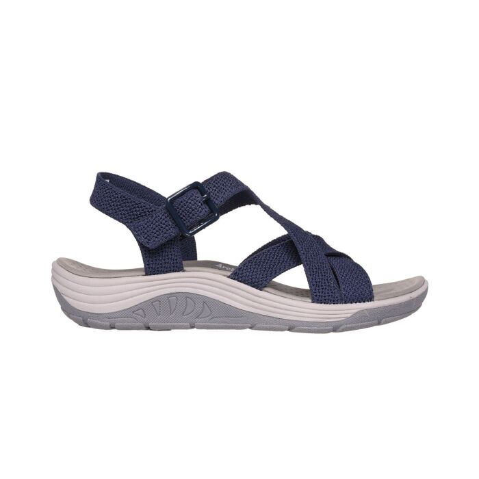 Skechers Sandale für Damen aus weichem Textil marine