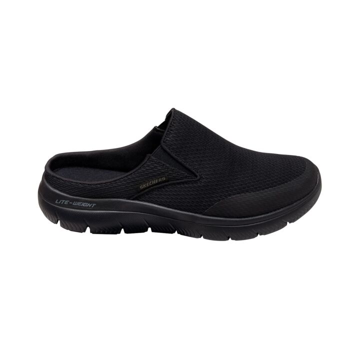 Mule Skechers bien-être pour hommes noir