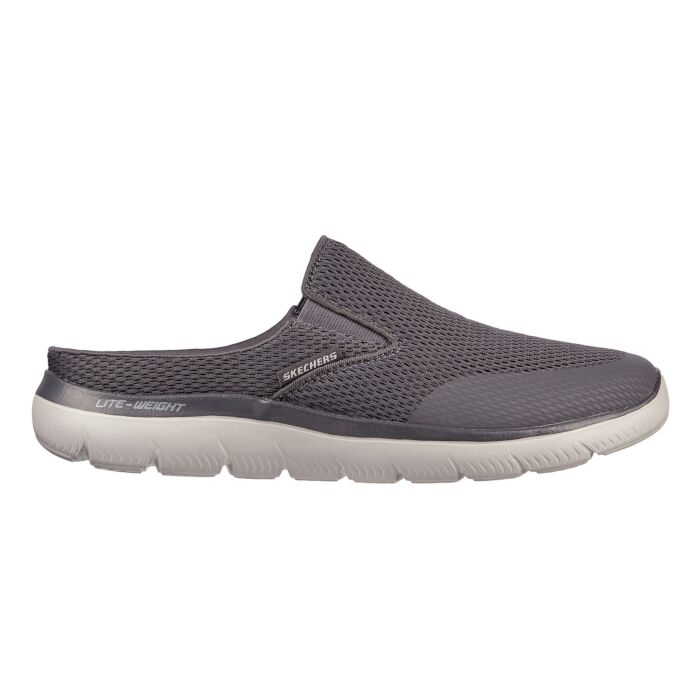 Mule Skechers bien-être pour hommes anthracite