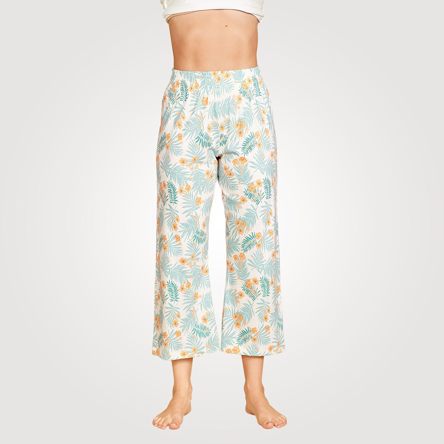 Pantalon de pyjama 7 8 Mix Match coupe culotte